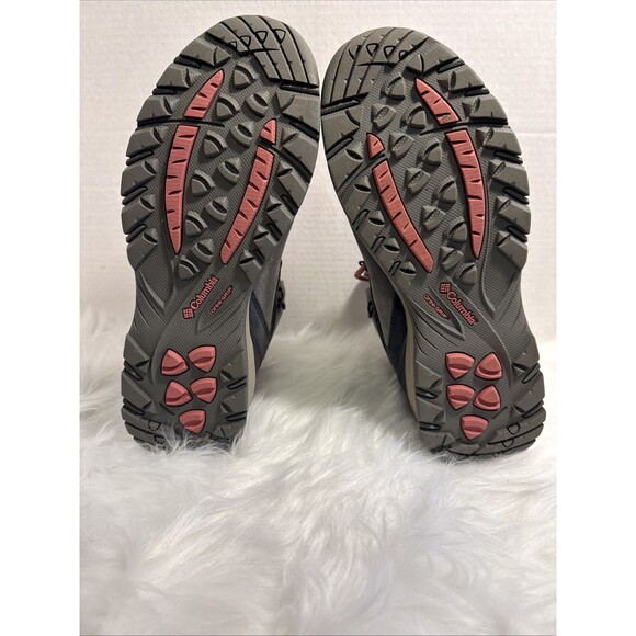 Columbia Womens Newton Ridge Gray Hiking Boots Size 10 New w flaw - Picture 6 of 9